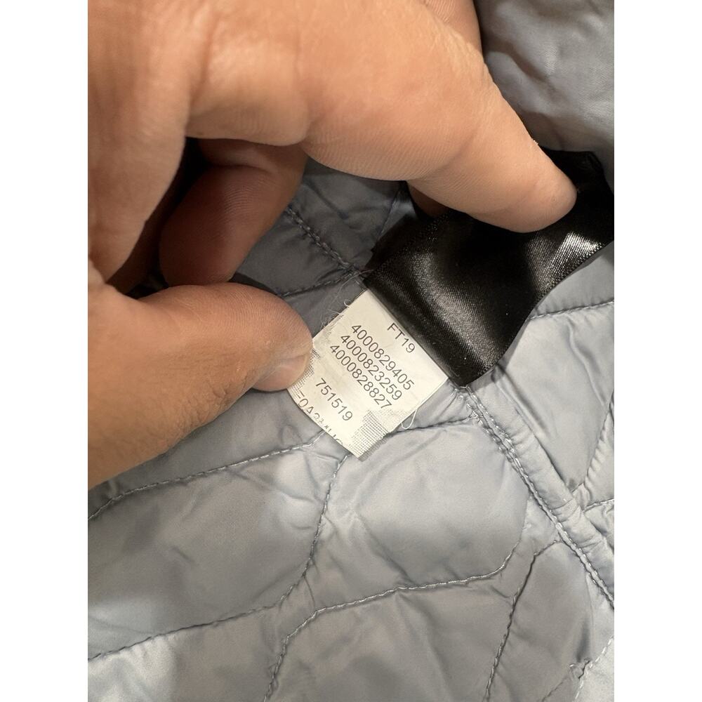 The North Face Thermoball Jacket Womens Size Medium Gray Eco Parka Puffer Hooded - Picture 4 of 8